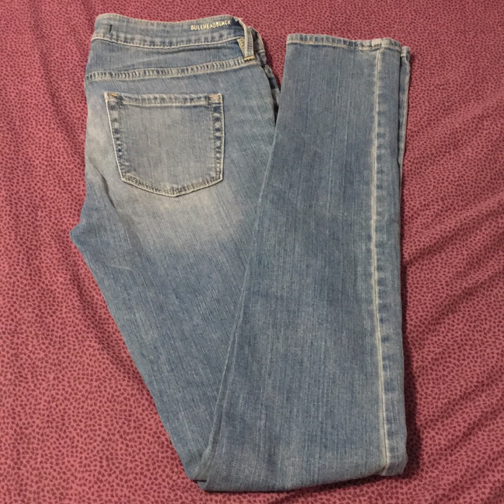 PacSun Bullhead lightwash ripped denim leggings